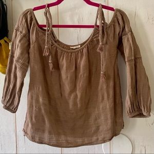 Wet Seal Knit Boho Keyhole Sleeve Sz M